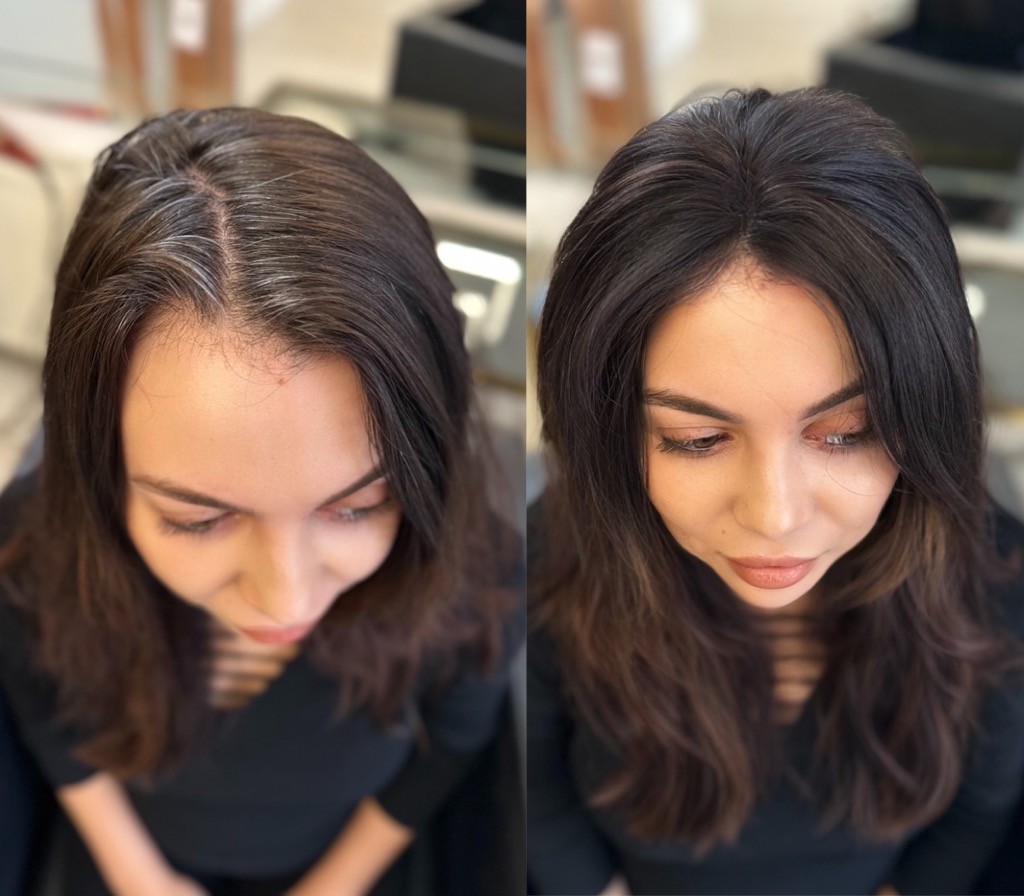 Mesa Partiala pentru Contouring Saten Inchis - Extensii de par București